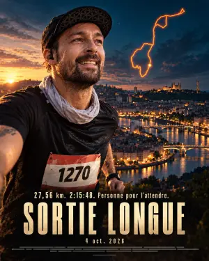 Une affiche de film, sortie longue