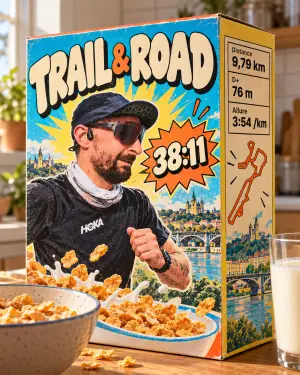 Une boîte de céréales Trail & Road